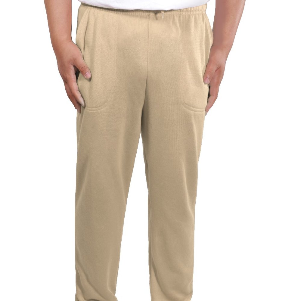 Men's Lightweight Essential Fleece Sweapants Beige (S-5XL)